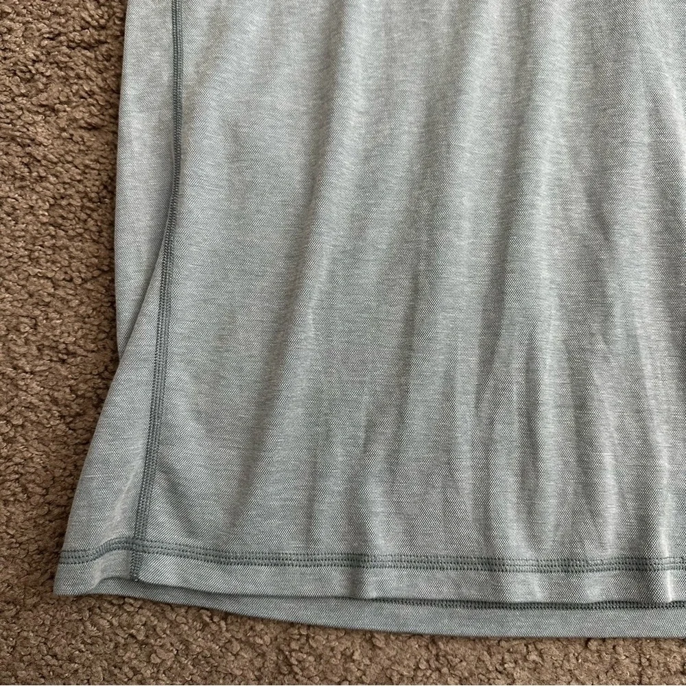 J.Crew Knit Goods Gray Short Sleeve Polo Shirt Mens M